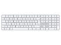 Apple Uk United Kingdom Notebook keyboards - Mxk73b-a Magic Keyboard With Touch Id And Numeric Keypad For Mac Models With Apple Silicon British English White Keys